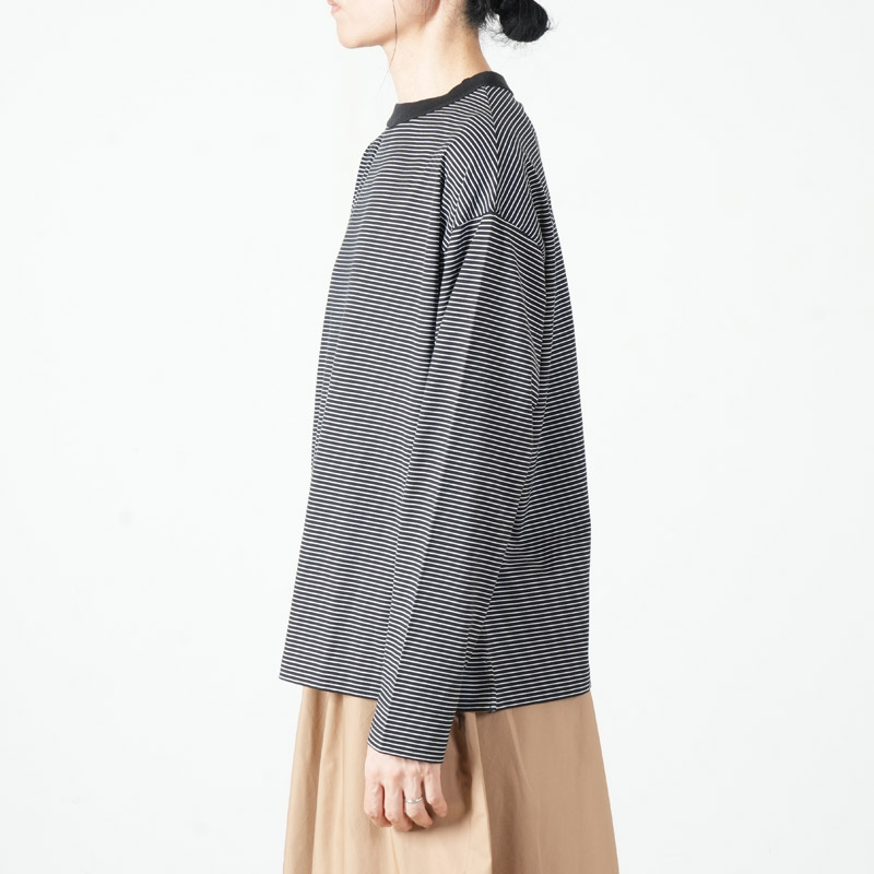 handvaerk(�ϥ�ɥС���) #6116_60/2 BOTTLE NECK L/S T-SHIRT