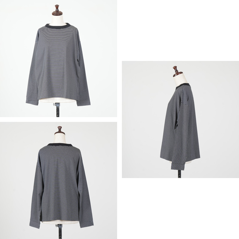 handvaerk(�ϥ�ɥС���) #6116_60/2 BOTTLE NECK L/S T-SHIRT
