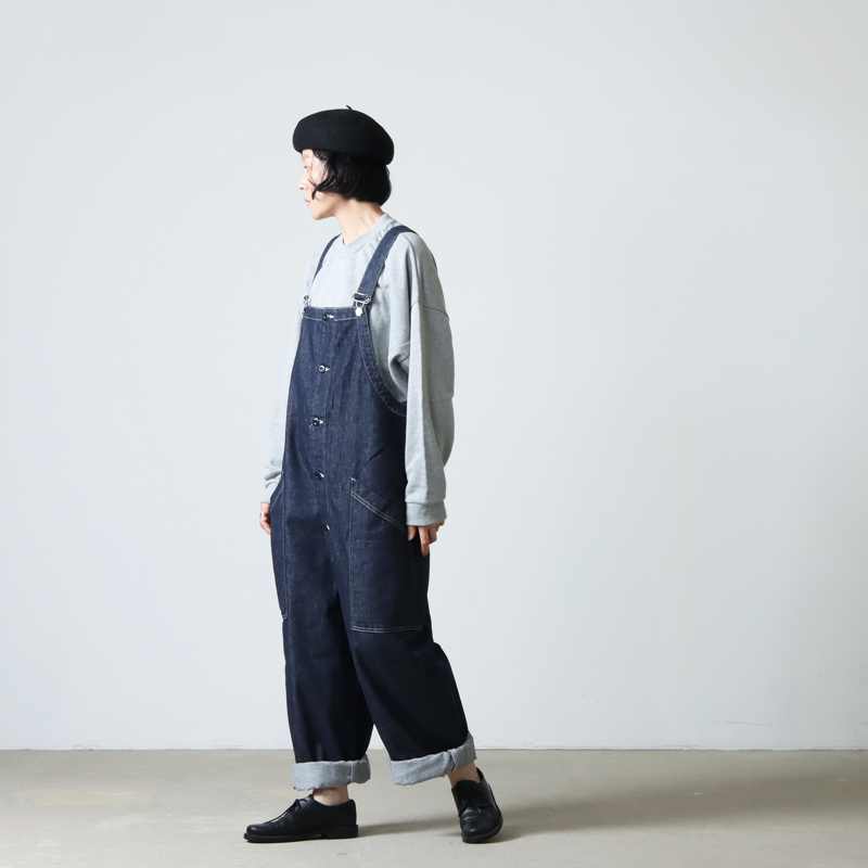 HARVESTY (ハーベスティ) 10z ノンフェイドデニム オーバーオール