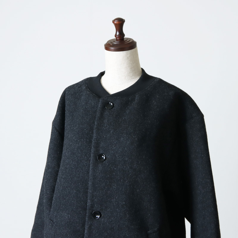 have a good day(ϥ֥åɥǥ) Rib collar wool coat