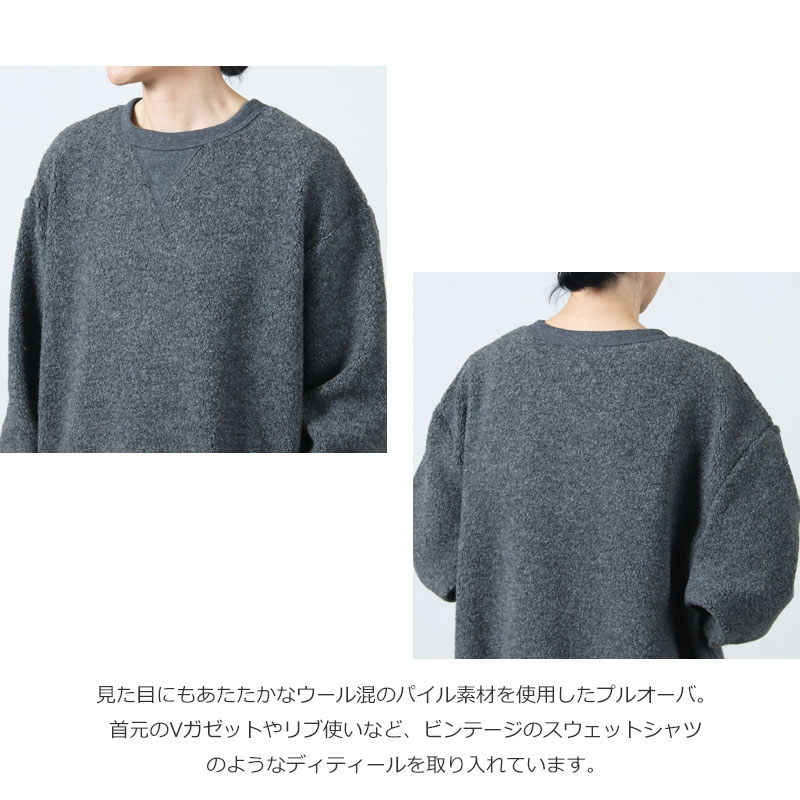 have a good day(ϥ֥åɥǥ) Wool pile pullover knit