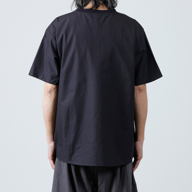 have a good day / S/S LINEN SHIRT - NV/M