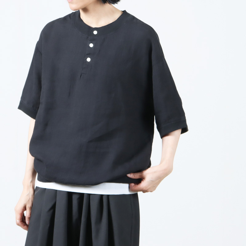 have a good day(ϥ֥åɥǥ) Linen henly s/s tee