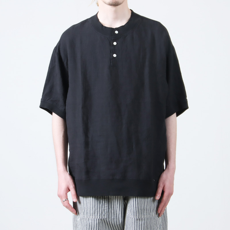 have a good day(ϥ֥åɥǥ) Linen henly s/s tee
