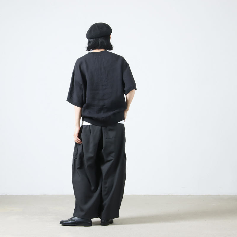 have a good day(ϥ֥åɥǥ) Linen henly s/s tee