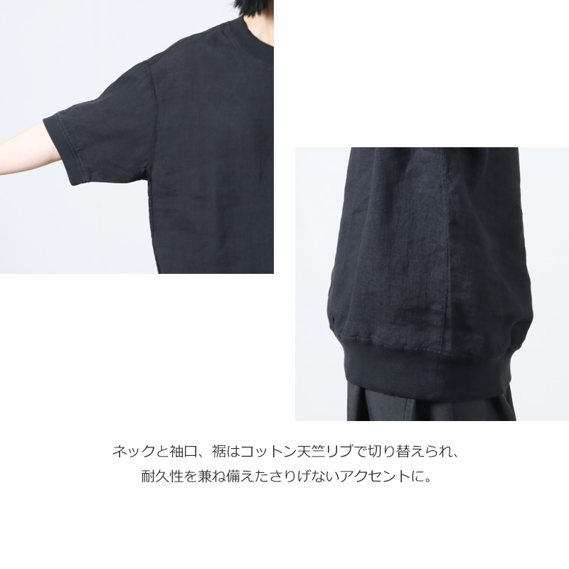 have a good day(ϥ֥åɥǥ) Linen henly s/s tee