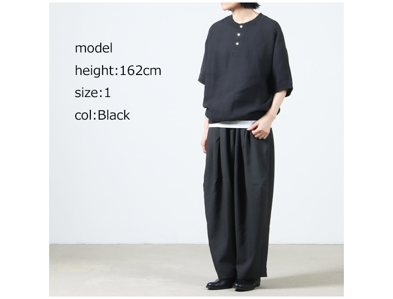 have a good day(ϥ֥åɥǥ) Linen henly s/s tee