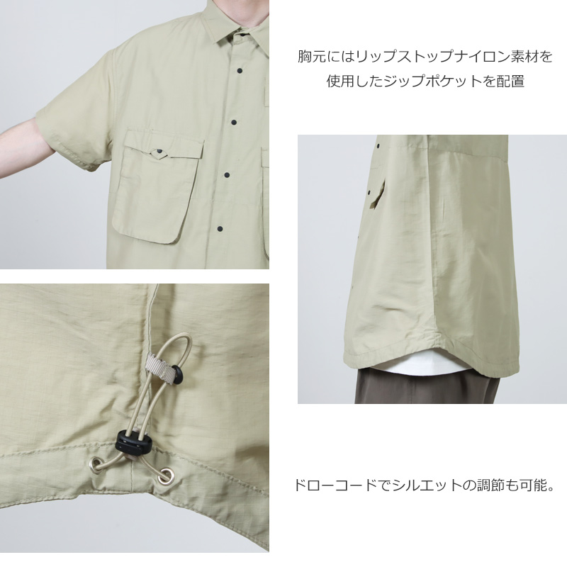 HAVE OFF DUTY(�ϥ֥��֥ǥ塼�ƥ�) RIPSTOP HIKER HALF SLEEVE SHIRTS