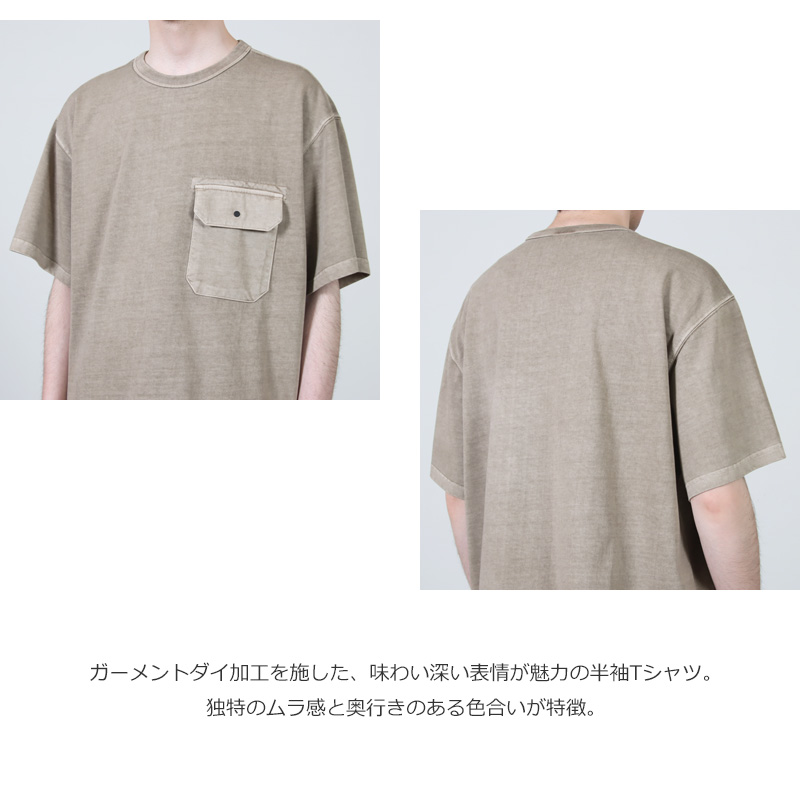 HAVE OFF DUTY(�ϥ֥��֥ǥ塼�ƥ�) DYED POCKET HALF SLEEVE TEE