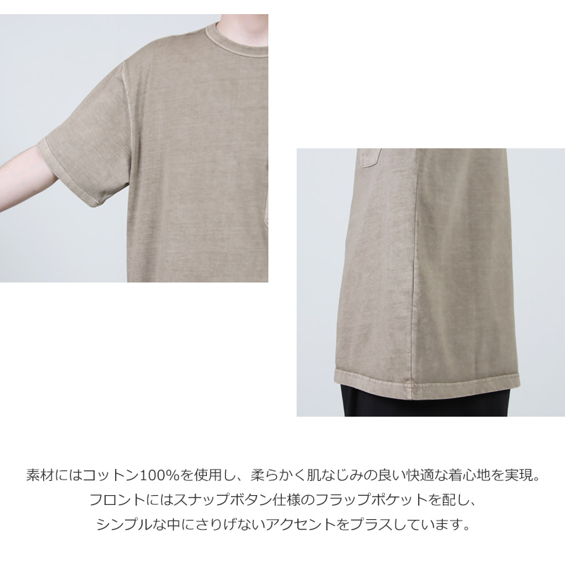 HAVE OFF DUTY(�ϥ֥��֥ǥ塼�ƥ�) DYED POCKET HALF SLEEVE TEE