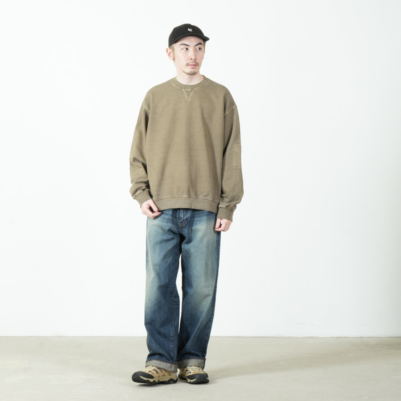 HAVE OFF DUTY(�ϥ֥��֥ǥ塼�ƥ�) GARMENTS DYED CREW NECK SWEAT SHIRTS