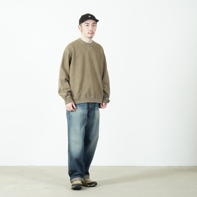 HAVE OFF DUTY(�ϥ֥��֥ǥ塼�ƥ�) GARMENTS DYED CREW NECK SWEAT SHIRTS
