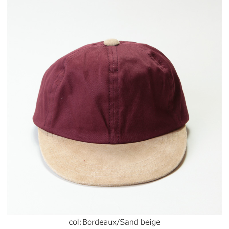 エンダースキーマ 2tone cap corduroy ブラック - 帽子