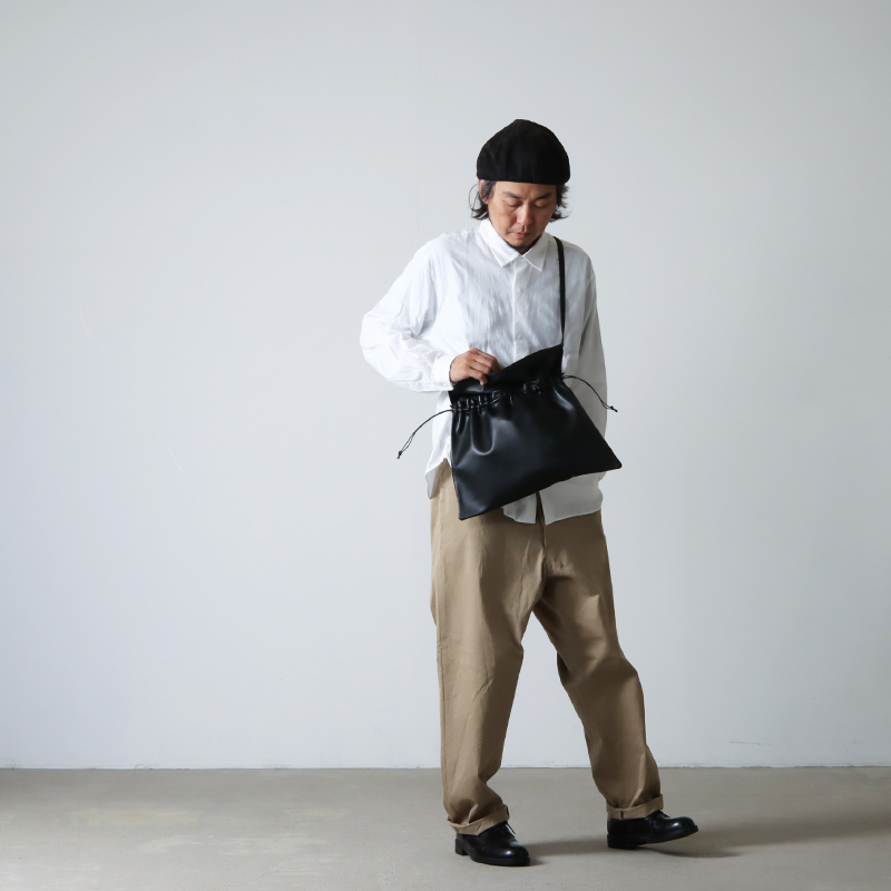 Hender Scheme() cow red cross bag big