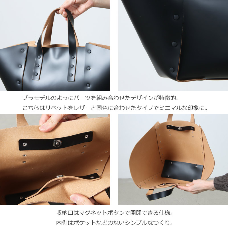 Hender Scheme() assemble hand bag wide M