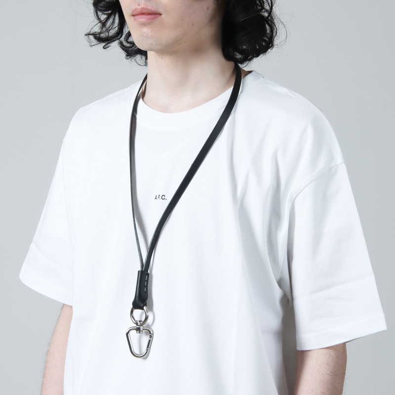 エンダースキーマ　ネックストラップ　ブラック Hender Scheme (エンダースキーマ) neckstrap / ネックストラップ