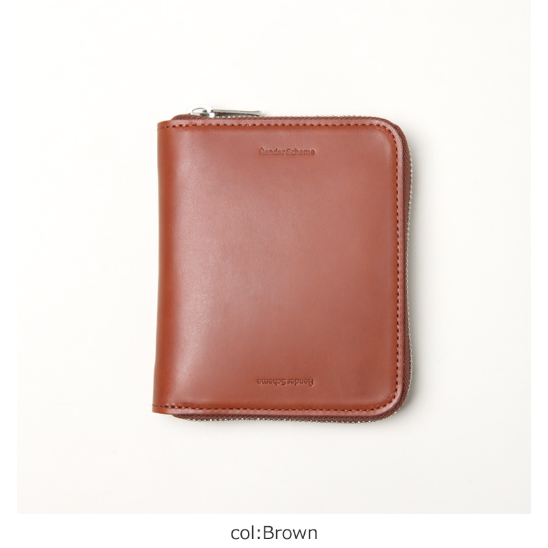 Hender Scheme 2レイヤードパース　ウォレット Hender Scheme (エンダースキーマ) square zip purse / スクエア