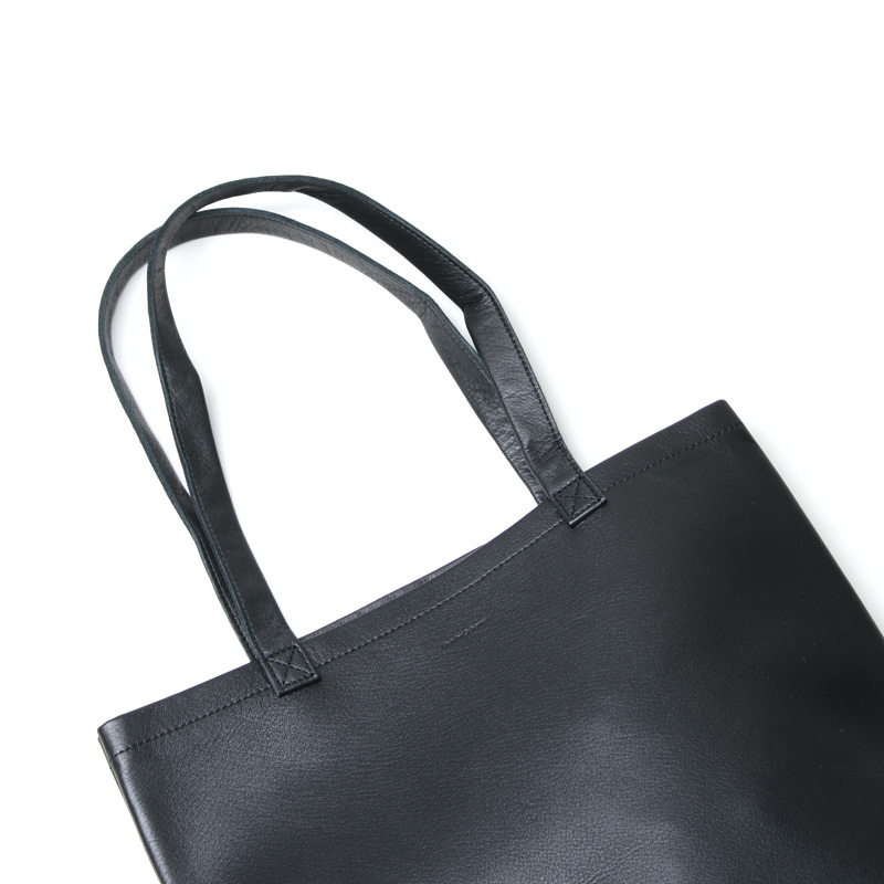 Hender Scheme エンダースキーマ カウバッグM 黒レザートートバッグ エンダースキーマ cow bag M -black- | Hender Scheme | 3bre サブレ