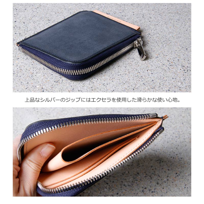 【新品】Hender Scheme  L purse ネイビー☆以下引用↓