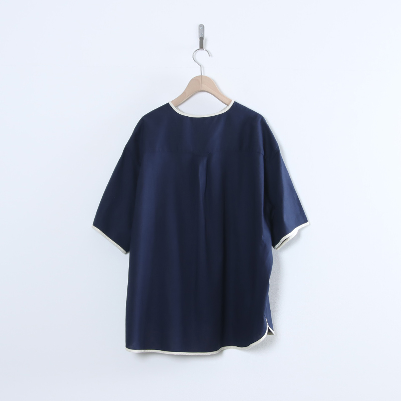 HENLEY NECK DEPARTMENT(�إ�꡼�ͥå��ǥѡ��ȥ���) Allen-NAVY COTTON LINEN