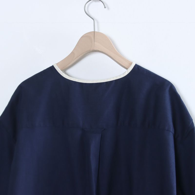 HENLEY NECK DEPARTMENT(�إ�꡼�ͥå��ǥѡ��ȥ���) Allen-NAVY COTTON LINEN