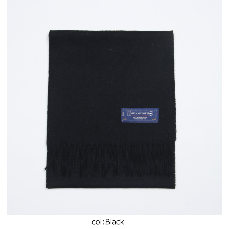 HIGHLAND TWEEDS(ハイランド ツイード) SOLID SCARVES