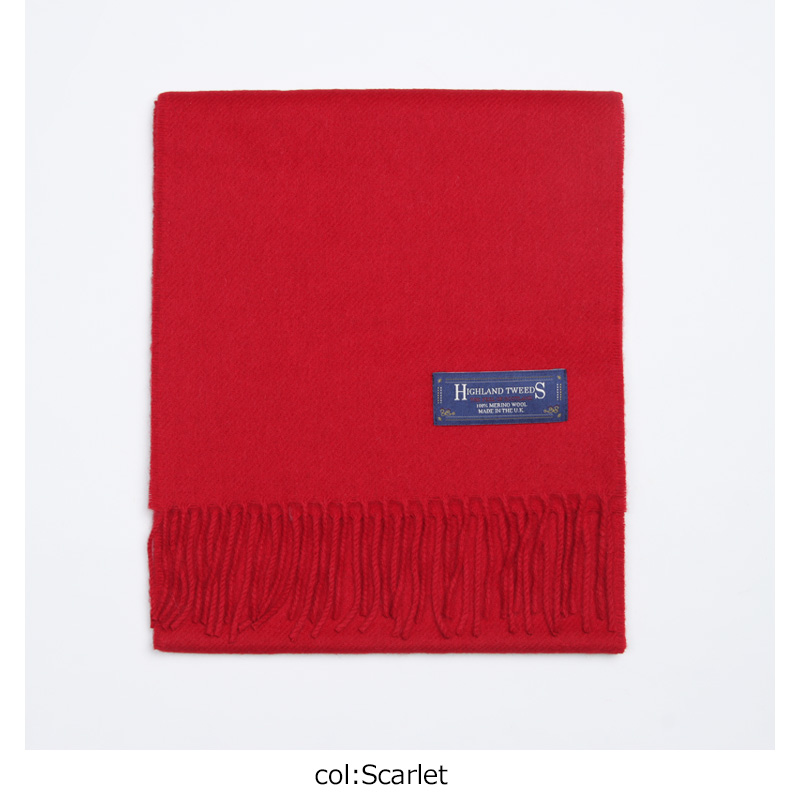 HIGHLAND TWEEDS(ハイランド ツイード) SOLID SCARVES