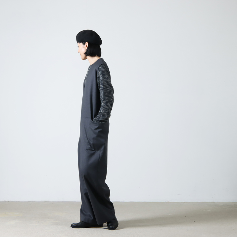 Honnete (オネット) V Neck Jumpsuit / Vネックジャンプスーツ