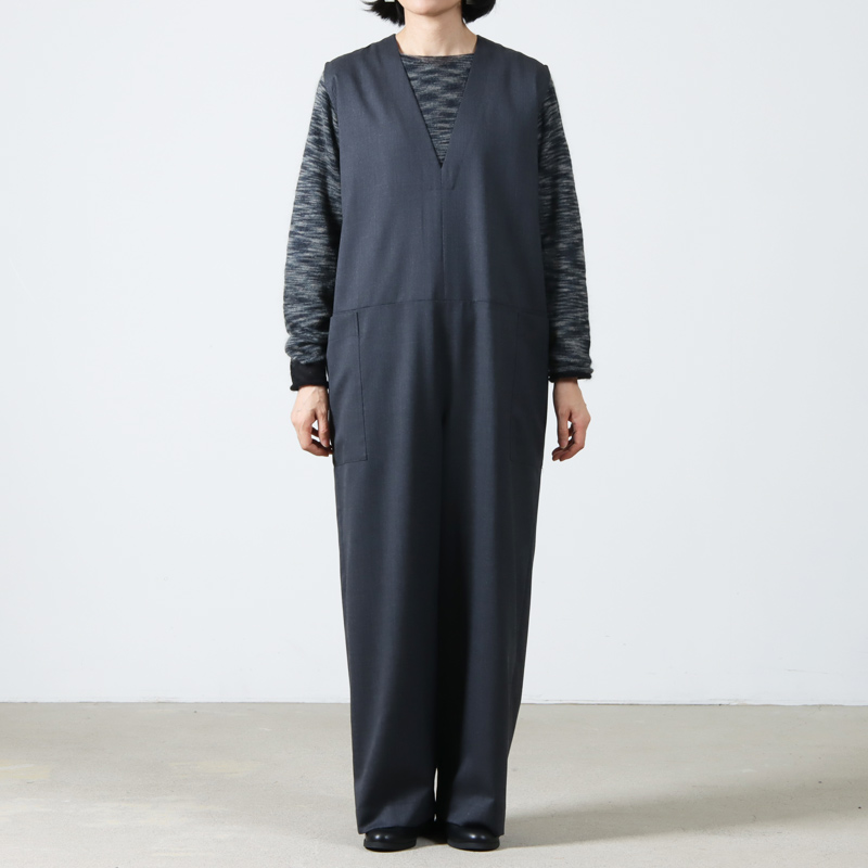 Honnete (オネット) V Neck Jumpsuit / Vネックジャンプスーツ