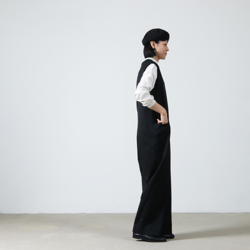 Honnete (オネット) V Neck Jumpsuit / Vネックジャンプスーツ