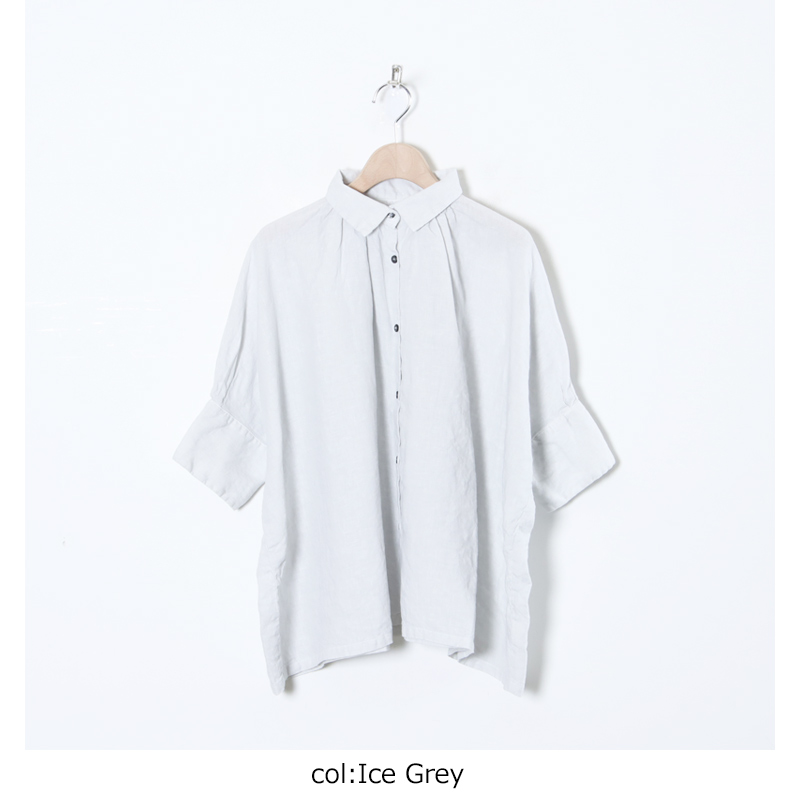 Honnete(ͥå) H/SLV Gather Shirt