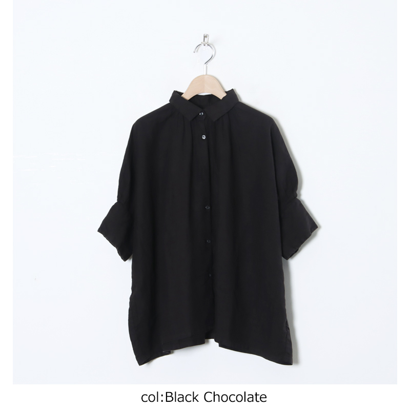 Honnete(ͥå) H/SLV Gather Shirt