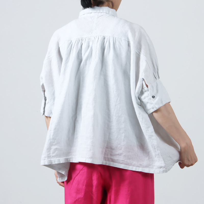 Honnete(ͥå) H/SLV Gather Shirt
