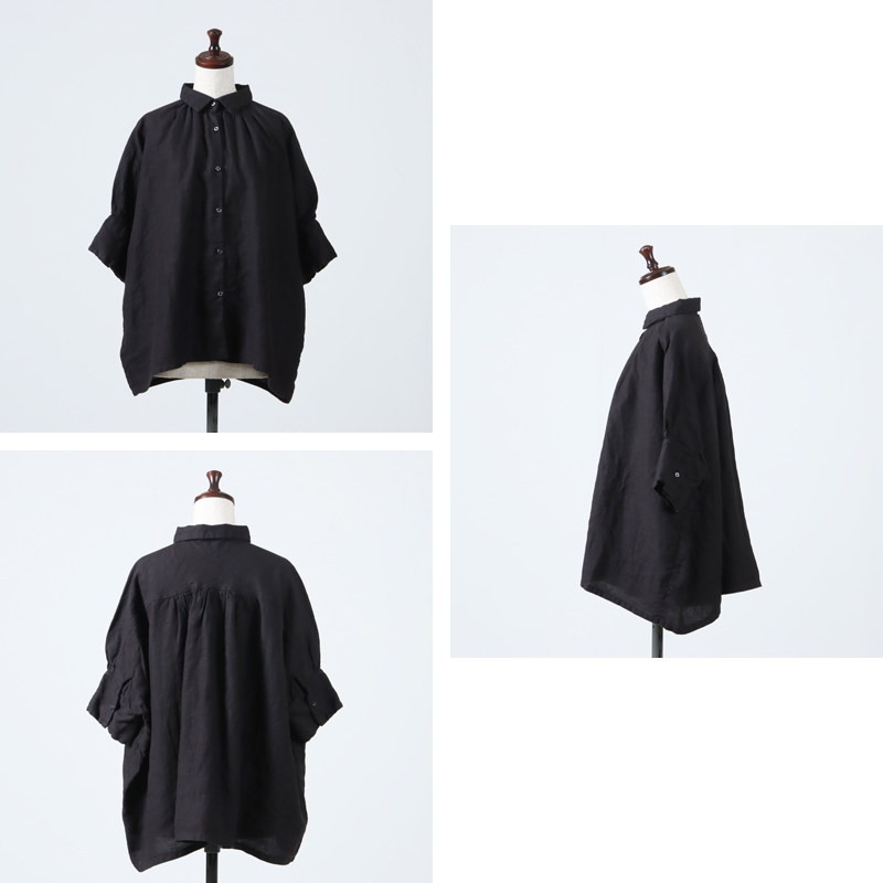 Honnete(ͥå) H/SLV Gather Shirt