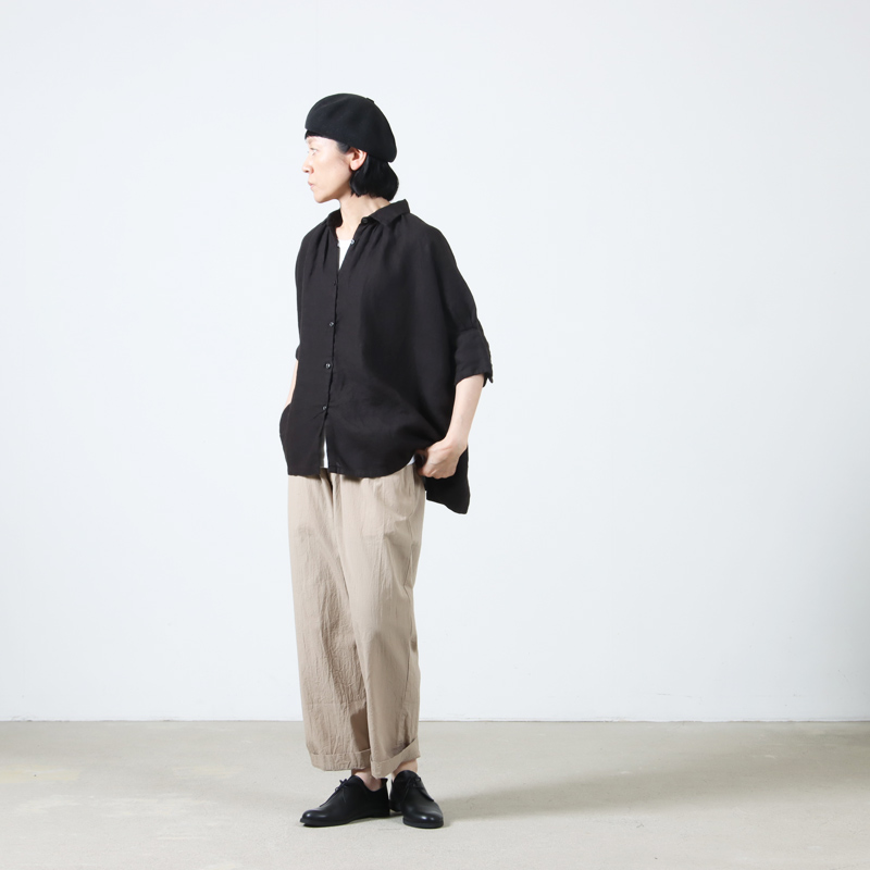 Honnete(ͥå) H/SLV Gather Shirt