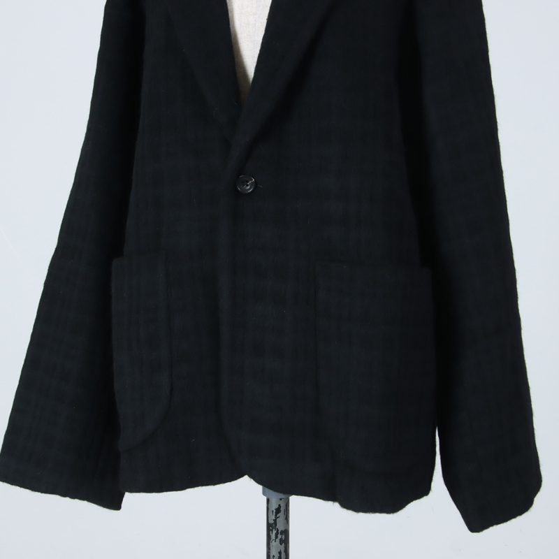 Honnete(ͥå) Short Coat Jacket Shadow Check