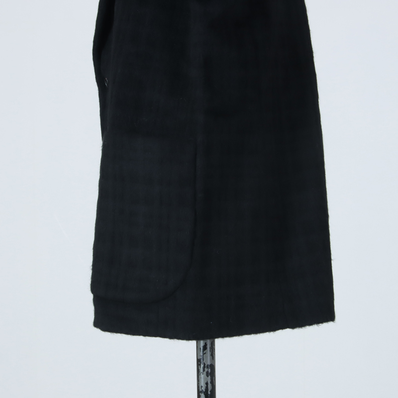 Honnete(ͥå) Short Coat Jacket Shadow Check