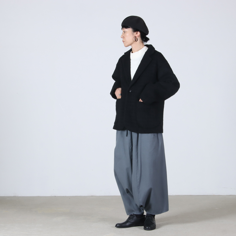 Honnete(ͥå) Short Coat Jacket Shadow Check