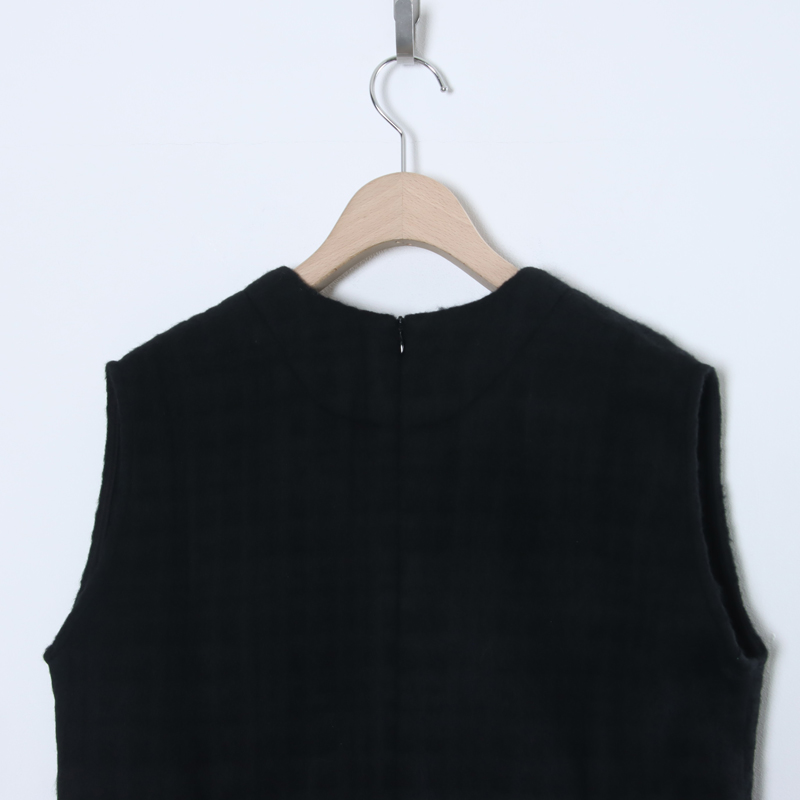 Honnete(ͥå) V Neck Jumpsuit Shadow Check