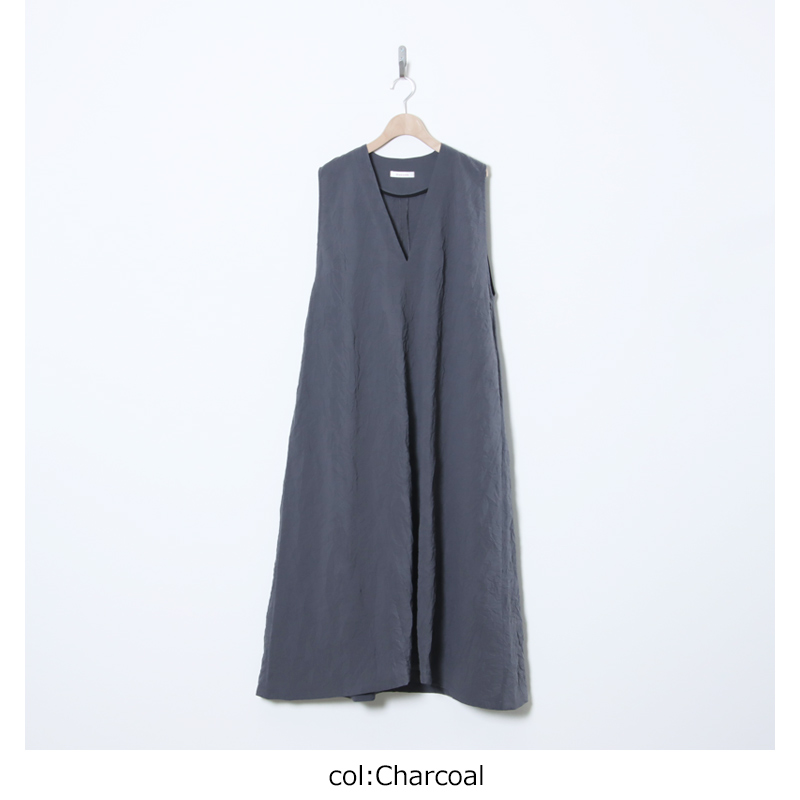 Honnete(���ͥå�) Sleeveless V Wide Dress