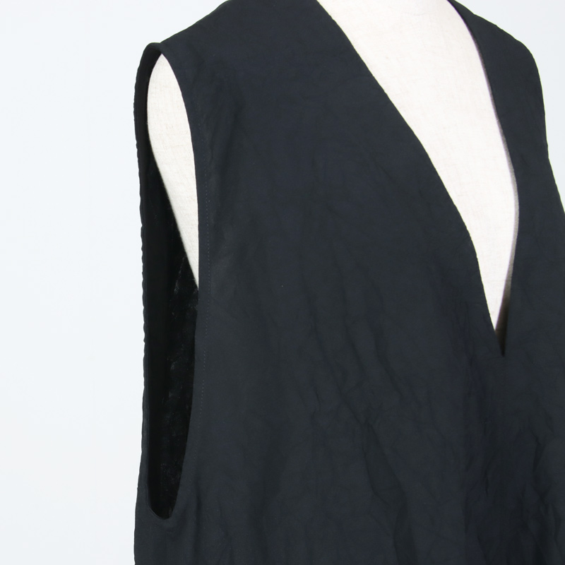 Honnete(���ͥå�) Sleeveless V Wide Dress