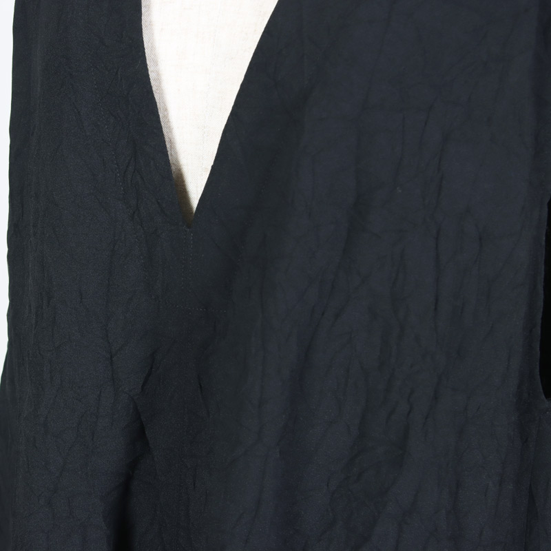 Honnete(���ͥå�) Sleeveless V Wide Dress