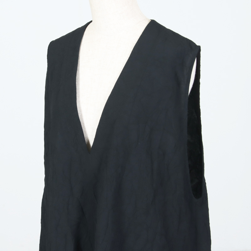 Honnete(���ͥå�) Sleeveless V Wide Dress