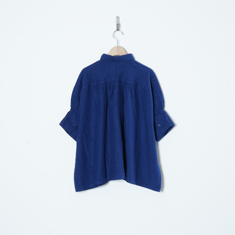 Honnete (オネット) H/SLV Gather Shirt / ハーフスリーブギャザーシャツ