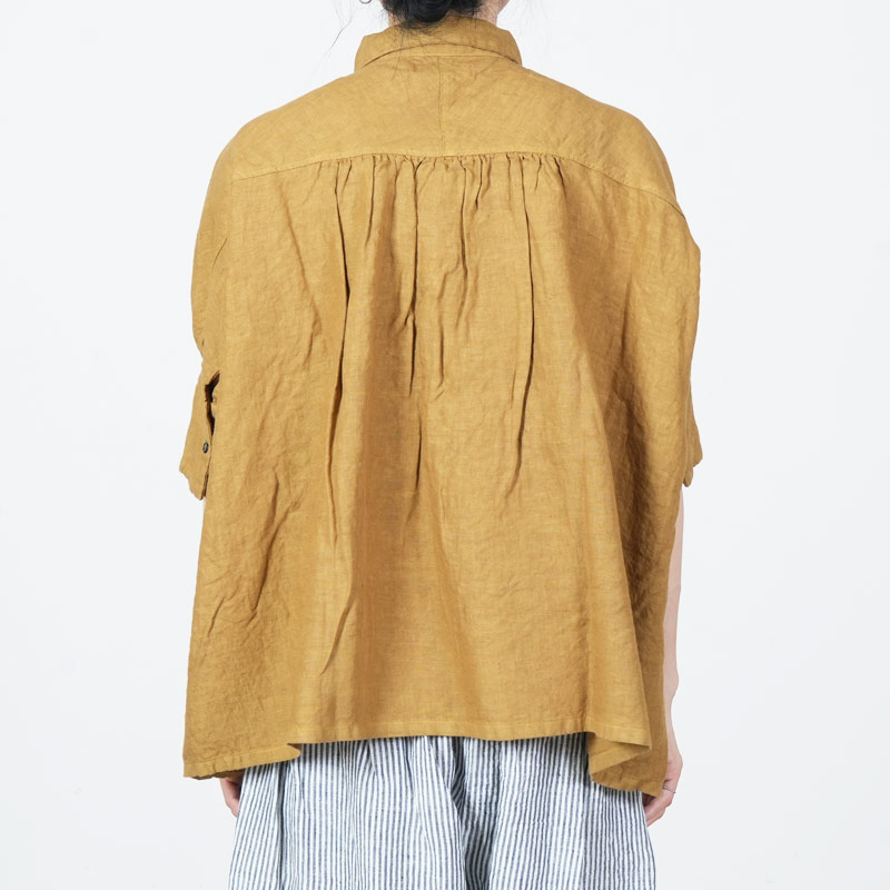 Honnete(���ͥå�) H/SLV Gather Shirt