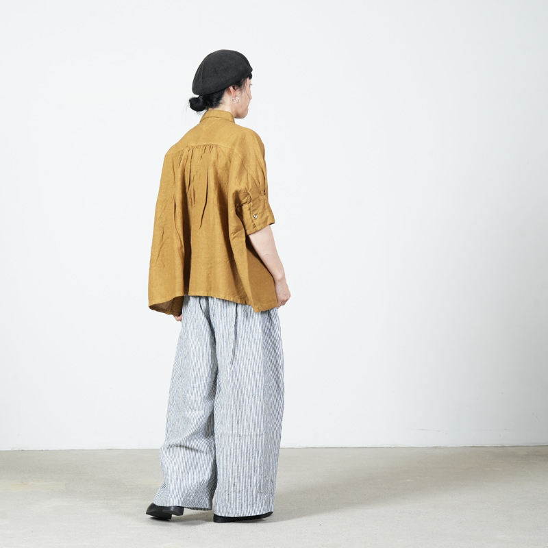 Honnete(���ͥå�) H/SLV Gather Shirt