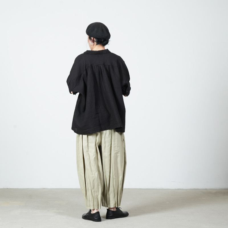 Honnete(���ͥå�) H/SLV Gather Shirt