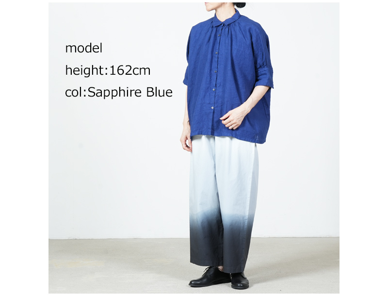 Honnete(���ͥå�) H/SLV Gather Shirt