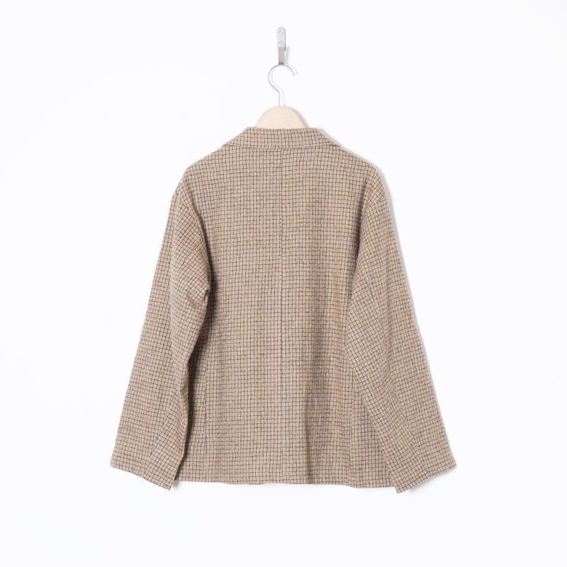 Honnete(���ͥå�) Short Coat Jacket_Cotton Wool Twill