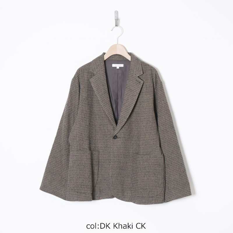 Honnete(���ͥå�) Short Coat Jacket_Cotton Wool Twill